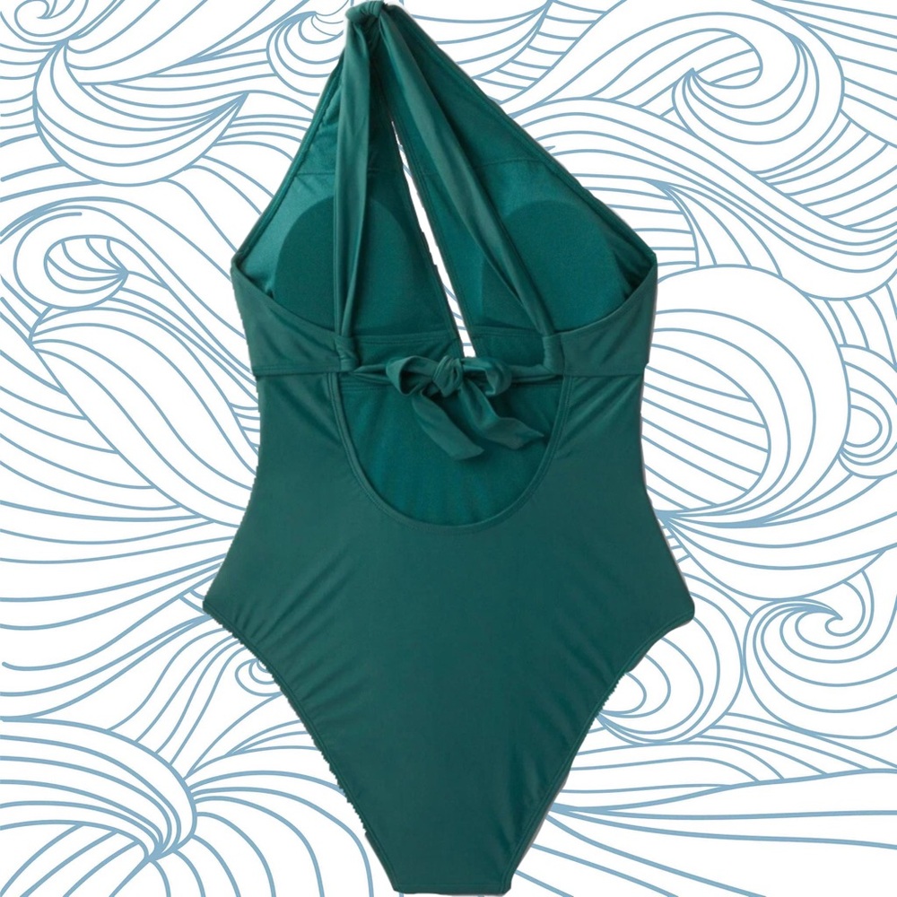 Shade & Shore One Shoulder One-Piece Swimsuit - Picture 2 of 7